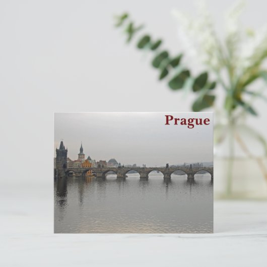 Charles Bridge, Praag Briefkaart (Staand voorkant)