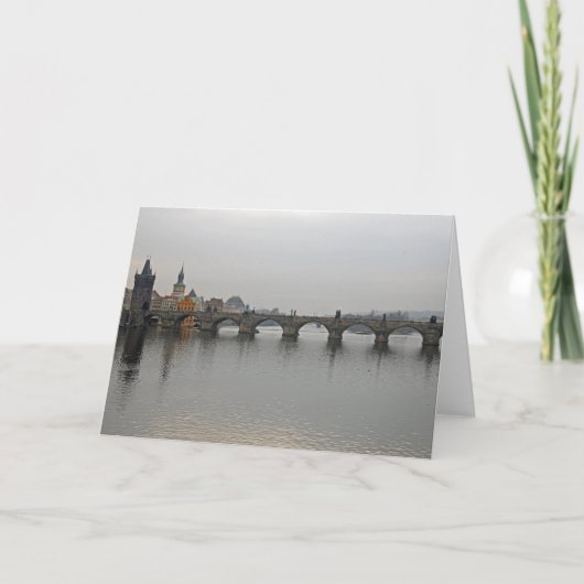 Charles Bridge, Praag Kaart (Voorkant)