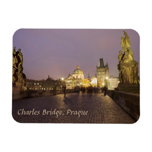 Charles Bridge, Praag souvenir foto Magneet (Horizontaal)