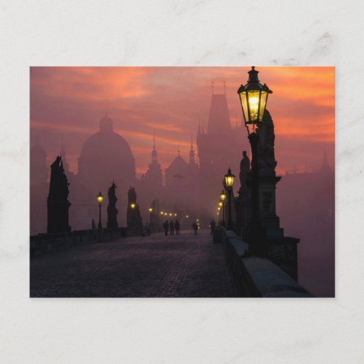 Charles Bridge Prague Briefkaart (Voorkant)