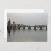 Charles Bridge, Prague-kaart (Voorkant / Achterkant)