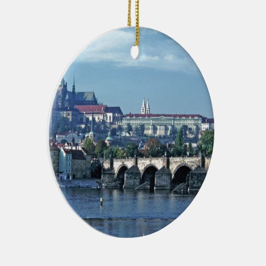 Charles Bridge Prague Keramisch Ornament (Rechts)
