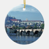 Charles Bridge Prague Keramisch Ornament (Voorkant)