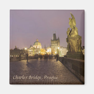 Charles Bridge, Prague souvenir foto Magneet