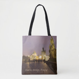 Charles Bridge, Prague souvenir foto Tote Bag