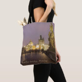 Charles Bridge, Prague souvenir foto Tote Bag (Dichtbij)