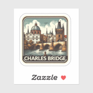 Charles Bridge (Tsjechië)  sticker