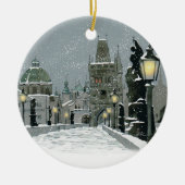 Charles Bridge-versiering Keramisch Ornament (Voorkant)