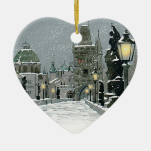 Charles Bridge-versiering Keramisch Ornament