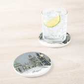 Charles Bridge Winter onderzetter (Zijkant)