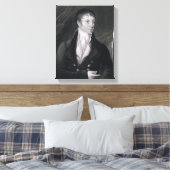 Charles Brockden Brown (1771-1810), gegraveerd doo Canvas Afdruk (Insitu (Slaapkamer))