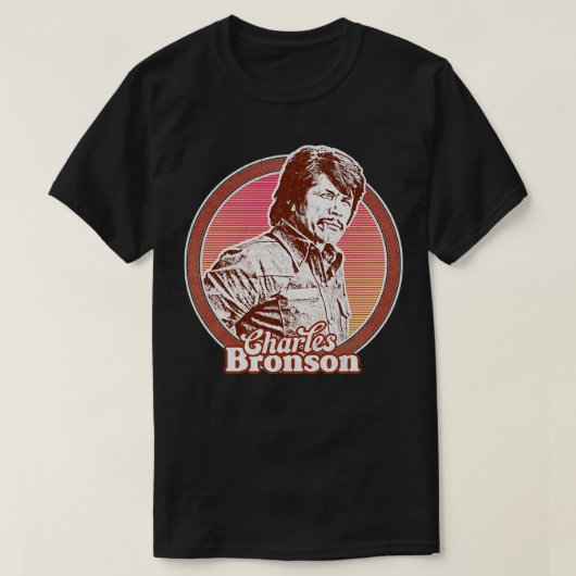 Charles Bronson Cult Fan Design T-shirt (Design voorkant)