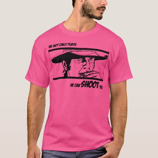 Charles Bronson kan ook schieten T-shirt (Voorkant)