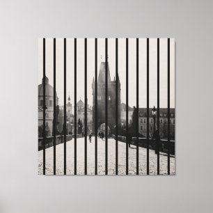 Charles-brug in Praag Canvas Afdruk