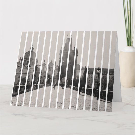 Charles-brug in Praag Kaart (Achterkant)