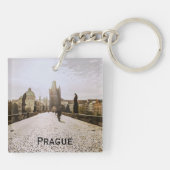 Charles-brug in Praag Sleutelhanger (Achterkant)