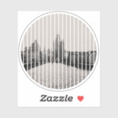Charles-brug in Praag Sticker (Vel)