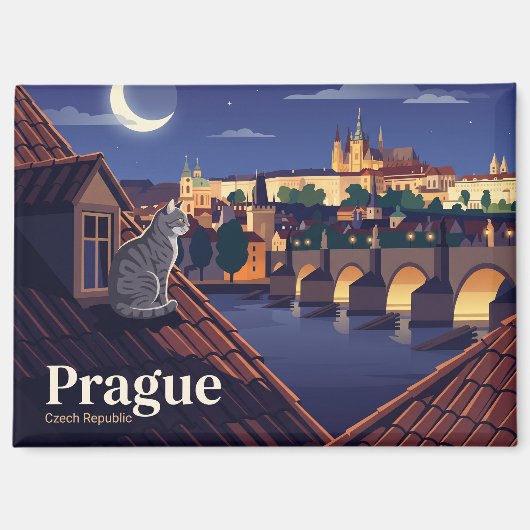Charles Brug Tsjechië Magneet (Voorkant)
