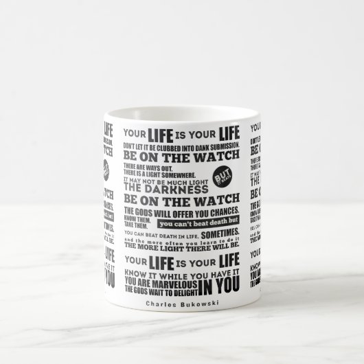 Charles Bukowski Koffiemok (Center)