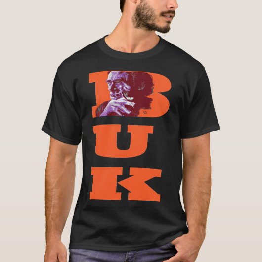 Charles Bukowski - PopART Classic T-Shirt (Voorkant)