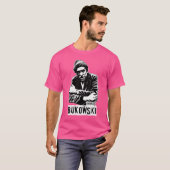 Charles Bukowskivintage voor fans T-shirt (Voorkant volledig)