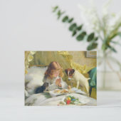  Charles Burton Barber Suspense Briefkaart (Staand voorkant)