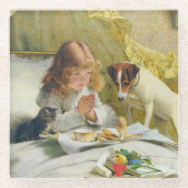  Charles Burton Barber Suspense Glazen Onderzetter