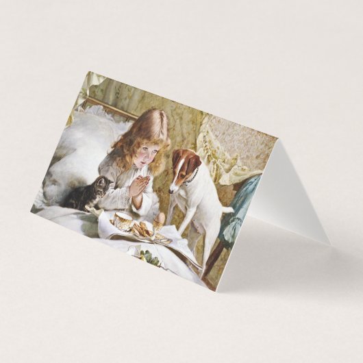 Charles Burton Barber - Suspense Kaart (Voorkant)