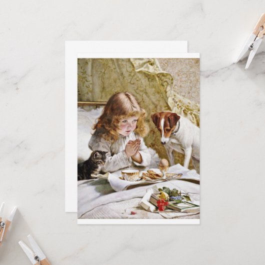 Charles Burton Barber - Suspense Kaart (Voorkant / Achterkant in situ)