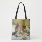  Charles Burton Barber Suspense Tote Bag (Voorkant)