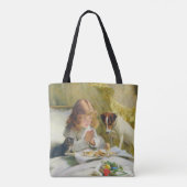  Charles Burton Barber Suspense Tote Bag (Achterkant)