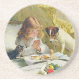  Charles Burton Barber Suspense Zandsteen Onderzetter