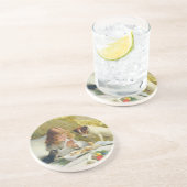  Charles Burton Barber Suspense Zandsteen Onderzetter (Zijkant)