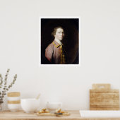 Charles Carroll of Carrollton, c.1763 (olie op can Poster (Keuken)
