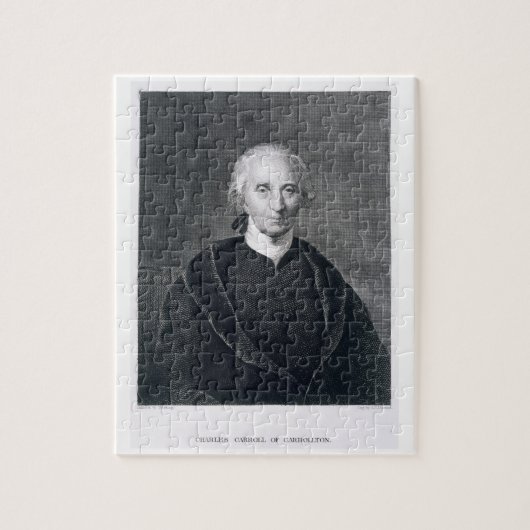 Charles Carroll van Carrollton, gegraveerd door As Legpuzzel (Verticaal)