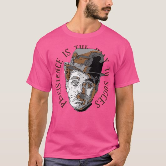 Charles Chapiln T-shirt (Voorkant)