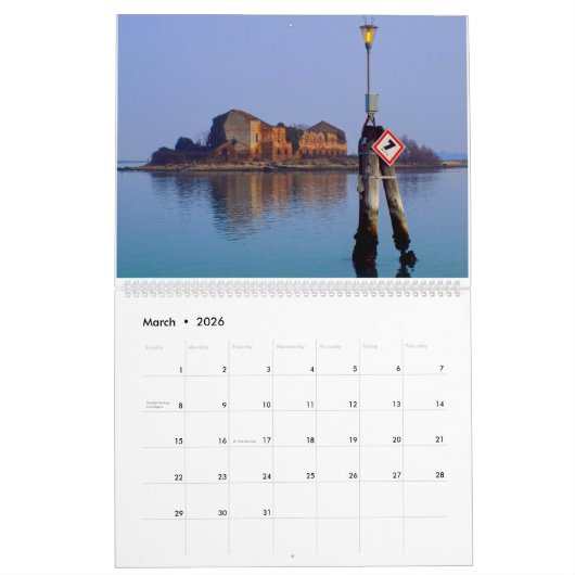 Charles Christopher Photographs - 2026 Calendar Kalender (Mar 2026)