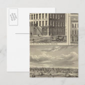 Charles City en gebouwen Briefkaart (Voorkant / Achterkant)