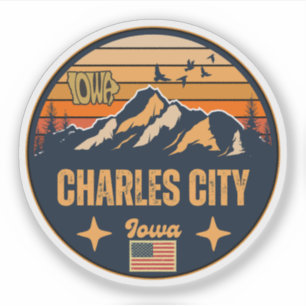 Charles City, Iowa, Verenigde Staten Sticker