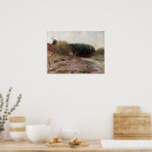 Charles Conder On the River Yarra, bij Heidelberg Poster (Keuken)