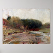 Charles Conder On the River Yarra, bij Heidelberg Poster (Voorkant)