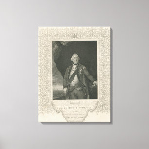 Charles Cornwallis Canvas Afdruk