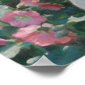 Charles Courtney Curran Hollyhocks en Sunlight Poster (Hoek)