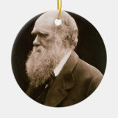 Charles Darwin (1809-82) (foto) Keramisch Ornament (Voorkant)