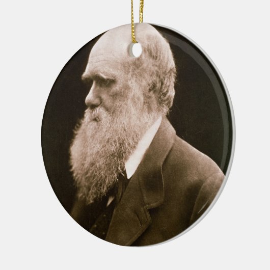 Charles Darwin (1809-82) (foto) Keramisch Ornament (Links)
