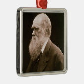 Charles Darwin (1809-82) (foto) Metalen Ornament (Rechts)
