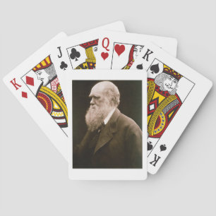 Charles Darwin (1809-82) (foto) Pokerkaarten