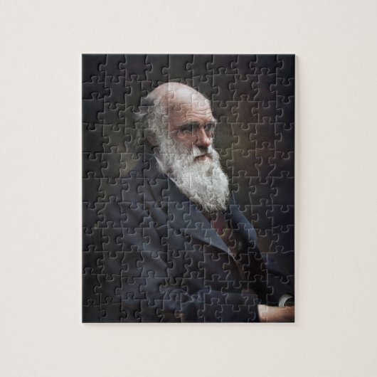 Charles Darwin 1878 Gekleurd Legpuzzel (Verticaal)