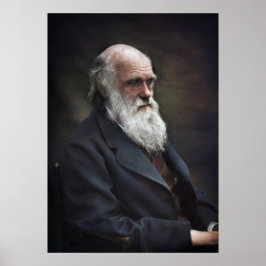 Charles Darwin 1878 Gekleurd Poster