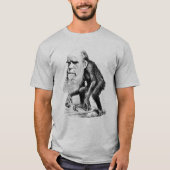 Charles Darwin als appe T-shirt (Voorkant)